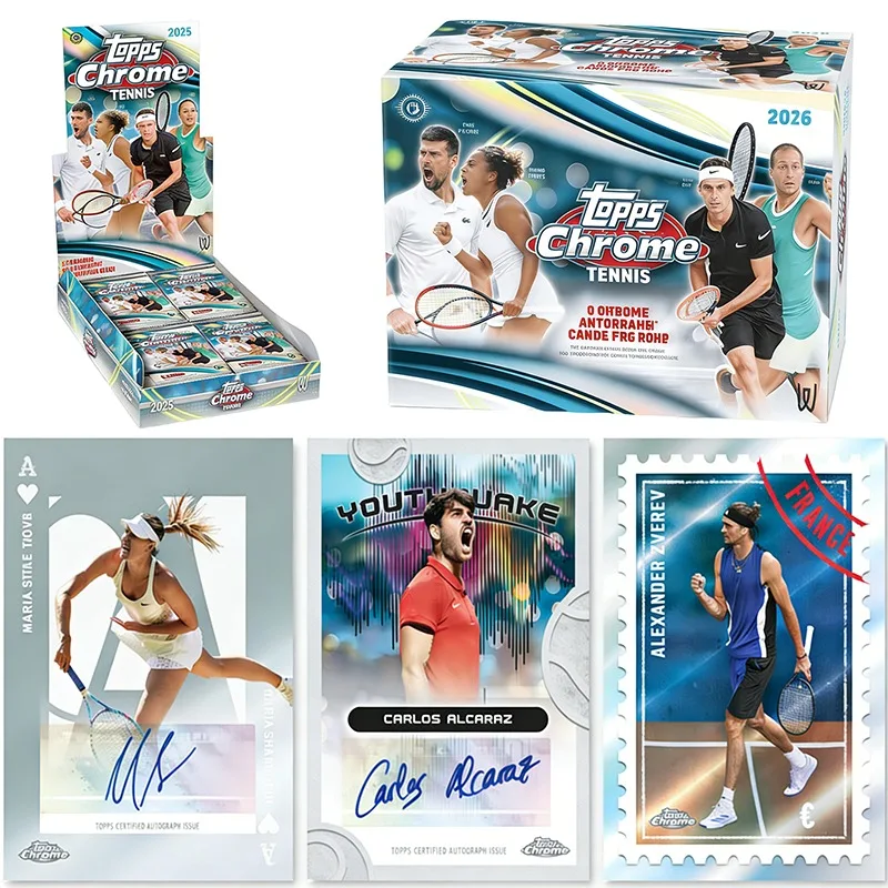 Genuine 2025 Topps Chrome Tennis Hobby Edition Premium Tennis Collectible Trading Cards Official Licensed Holiday Gifts
Genuine 2025 Topps Chrome Tennis Hobby Edition Premium Tennis Collectible Trading Cards Official Licensed Holiday Gifts