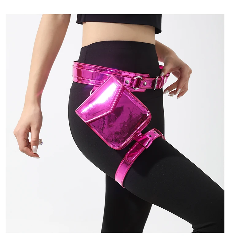 Hologram Laser Silver Leg Bag For Women Punk Y2K Cool Girls Gold Waistpack Bags Motorcycle Waistpack Small Chest Bags Female
Hologram Laser Silver Leg Bag For Women Punk Y2K Cool Girls Gold Waistpack Bags Motorcycle Waistpack Small Chest Bags Female