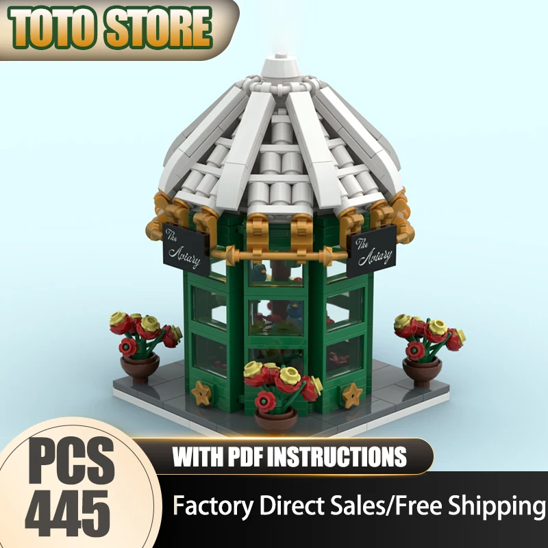 Moc Building Bricks ModularThe Aviary - Winter Village Model Technology Modular Blocks Christmas Set DIY Toy Construction Gift
Moc Building Bricks ModularThe Aviary - Winter Village Model Technology Modular Blocks Christmas Set DIY Toy Construction Gift