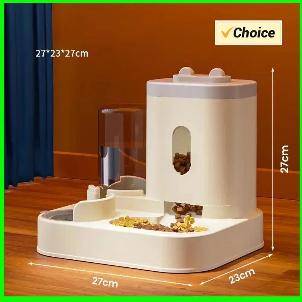 Cat Feeder Food Bowl with Water Fountain Dispenser 1Multifunctional Puppy Pets Accessories Large Capacity Pet Food Storage Bowl
Cat Feeder Food Bowl with Water Fountain Dispenser 1Multifunctional Puppy Pets Accessories Large Capacity Pet Food Storage Bowl
