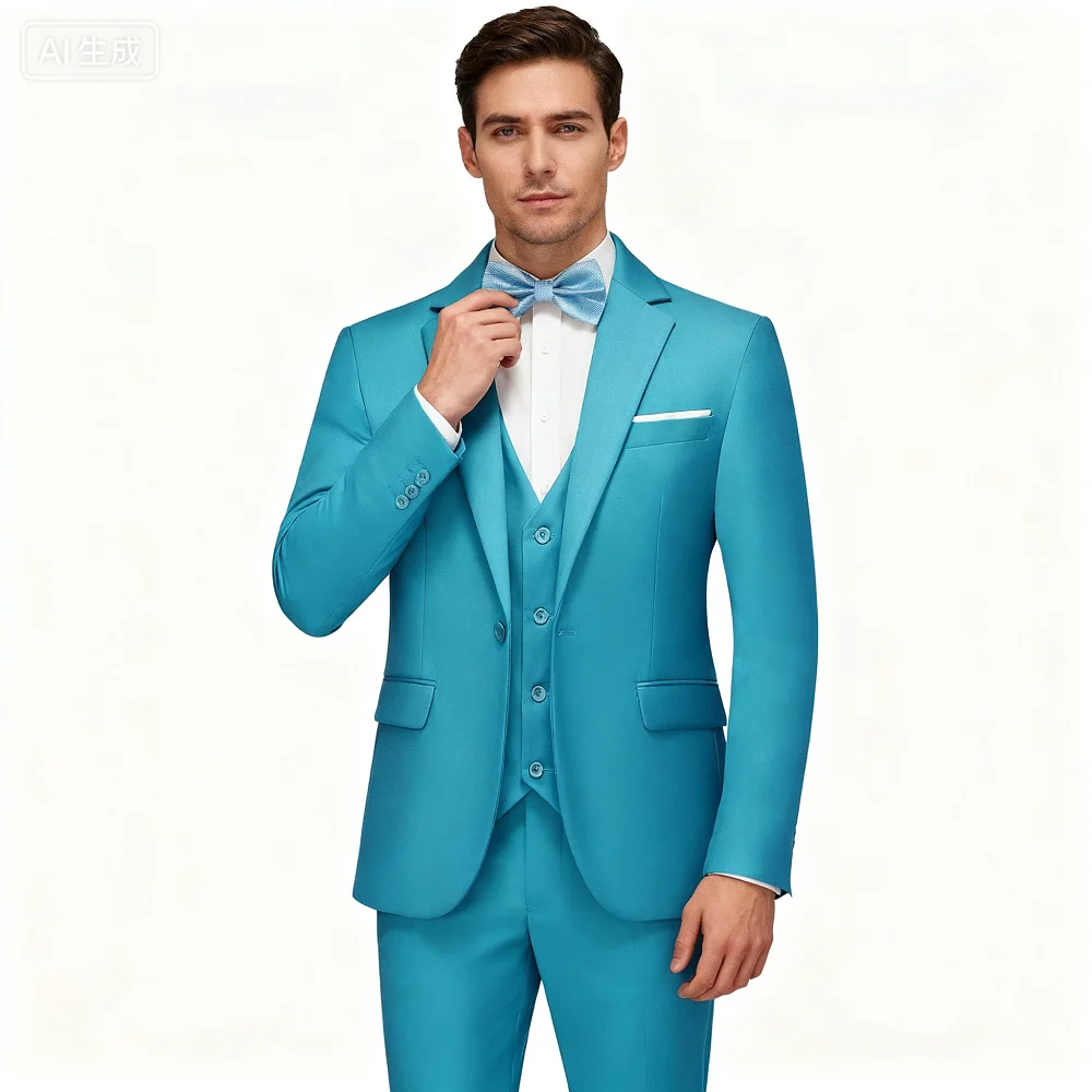 Men's Elegant Solid Color Blazer Vest Pants Set Casual Outdoor English Style Wedding Performance Singer Outfit
Men's Elegant Solid Color Blazer Vest Pants Set Casual Outdoor English Style Wedding Performance Singer Outfit