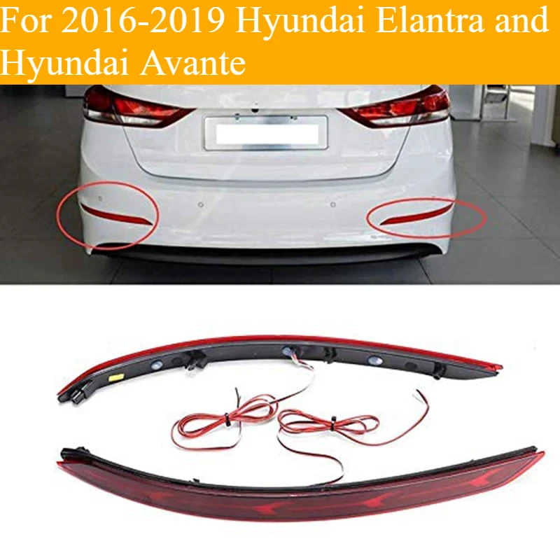 For 2016-2019 Hyundai Elantra and Hyundai Avante Rear Bumper Light, Brake Light and Warning Light
For 2016-2019 Hyundai Elantra and Hyundai Avante Rear Bumper Light, Brake Light and Warning Light