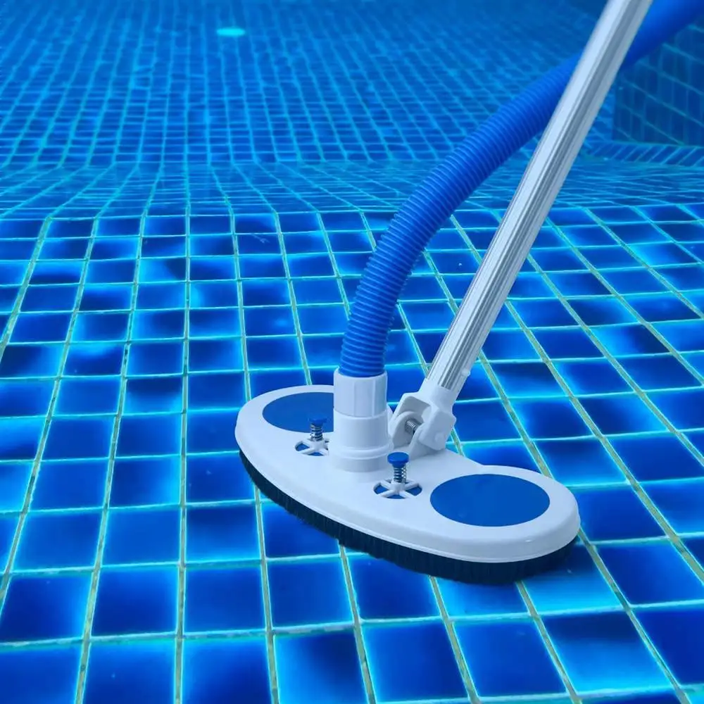 Swimming Pool Suction Head with Brush - Underwater Vacuum Cleaner Tool for Pool Bottom & Wall Cleaning
Swimming Pool Suction Head with Brush - Underwater Vacuum Cleaner Tool for Pool Bottom & Wall Cleaning