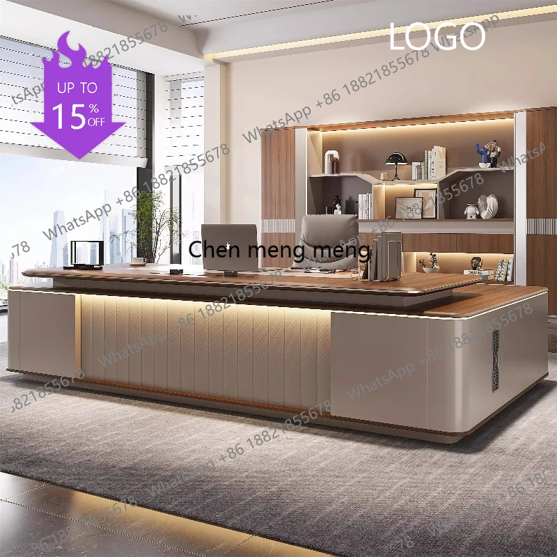 C6601 Light Luxury Boss Table Office Chair Simple Modern Storage Drawers Accessories Desks Filing Cabinets Escritorio Home Furni
C6601 Light Luxury Boss Table Office Chair Simple Modern Storage Drawers Accessories Desks Filing Cabinets Escritorio Home Furni