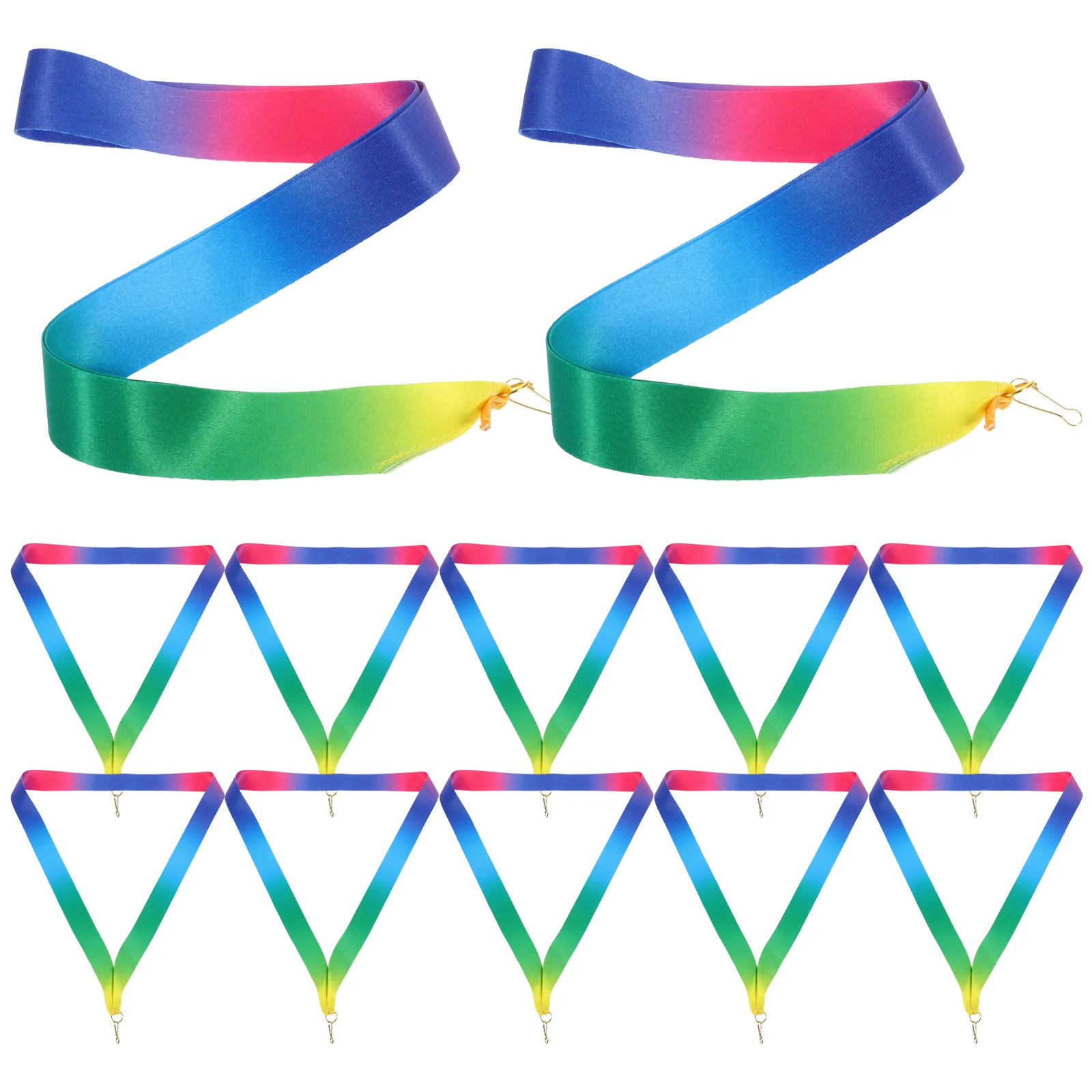 12 Pcs Hook Medal Strap Ribbon for Multi-function Neck Medals Ribbons Accessories Polyester Cotton Straps
12 Pcs Hook Medal Strap Ribbon for Multi-function Neck Medals Ribbons Accessories Polyester Cotton Straps