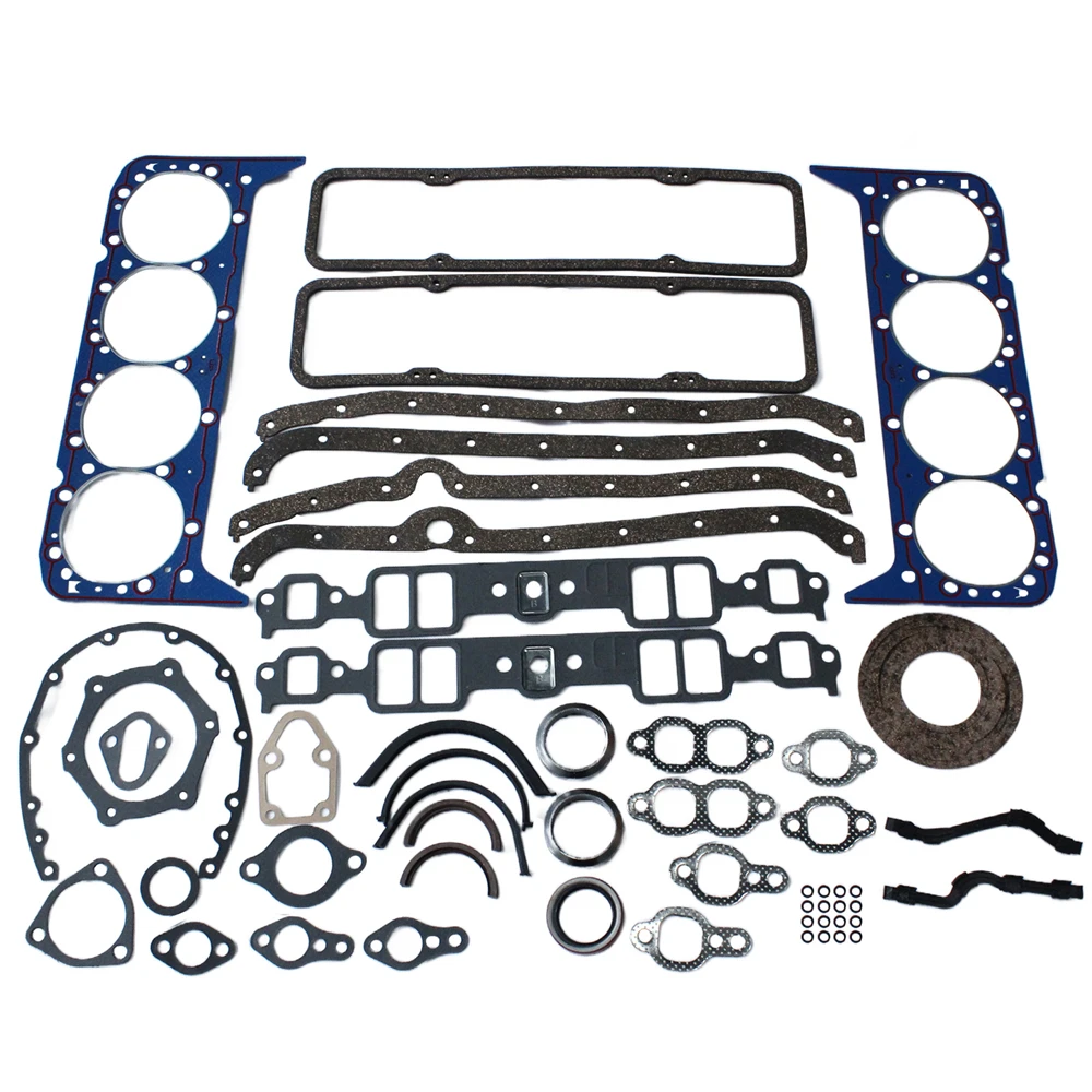 For Chevrolet SBC 283 327 350 5.7L Full Gasket Set, Early Style 2 Piece Rear Main Seal Engine Rebuild Kit
For Chevrolet SBC 283 327 350 5.7L Full Gasket Set, Early Style 2 Piece Rear Main Seal Engine Rebuild Kit