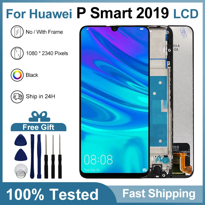 AAA+ 6.21" For Huawei P Smart 2019 Display Touch Screen Digitizer Assembly For P Smart 2019 POT-LX1 POT-LX3 POT-LX1A LCD Parts
AAA+ 6.21" For Huawei P Smart 2019 Display Touch Screen Digitizer Assembly For P Smart 2019 POT-LX1 POT-LX3 POT-LX1A LCD Parts
