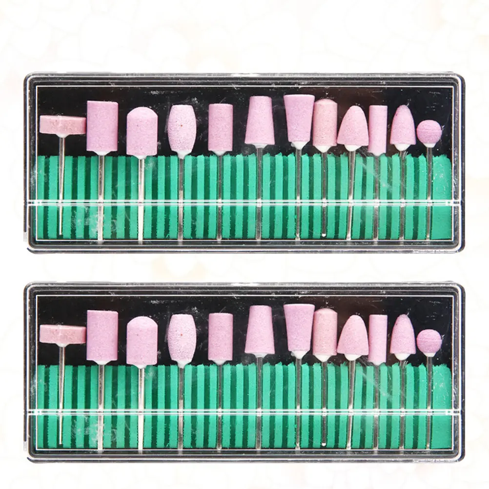 2 Sets Nail Drill Bits Kit Professional Cuticle Clean Manicure Drill Nail Grinding Head Suitable for Salon Spa Beauty Parlor
2 Sets Nail Drill Bits Kit Professional Cuticle Clean Manicure Drill Nail Grinding Head Suitable for Salon Spa Beauty Parlor