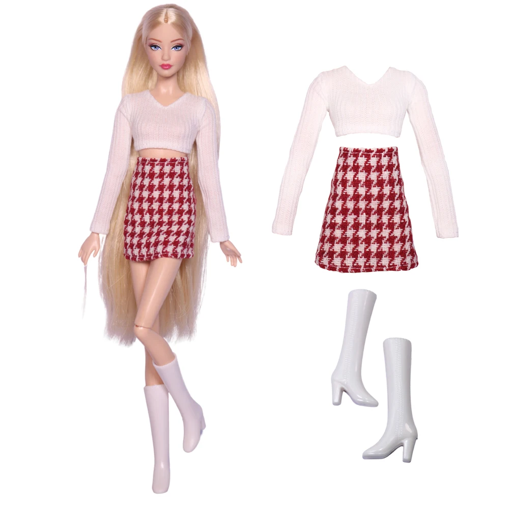 NK 1 Set 1/6 Doll Clothes+Shoes White Christmas Dress For 11.5 inch Doll Clothes For 30CM Doll Accessories Girl Gift ChildrenToy
NK 1 Set 1/6 Doll Clothes+Shoes White Christmas Dress For 11.5 inch Doll Clothes For 30CM Doll Accessories Girl Gift ChildrenToy