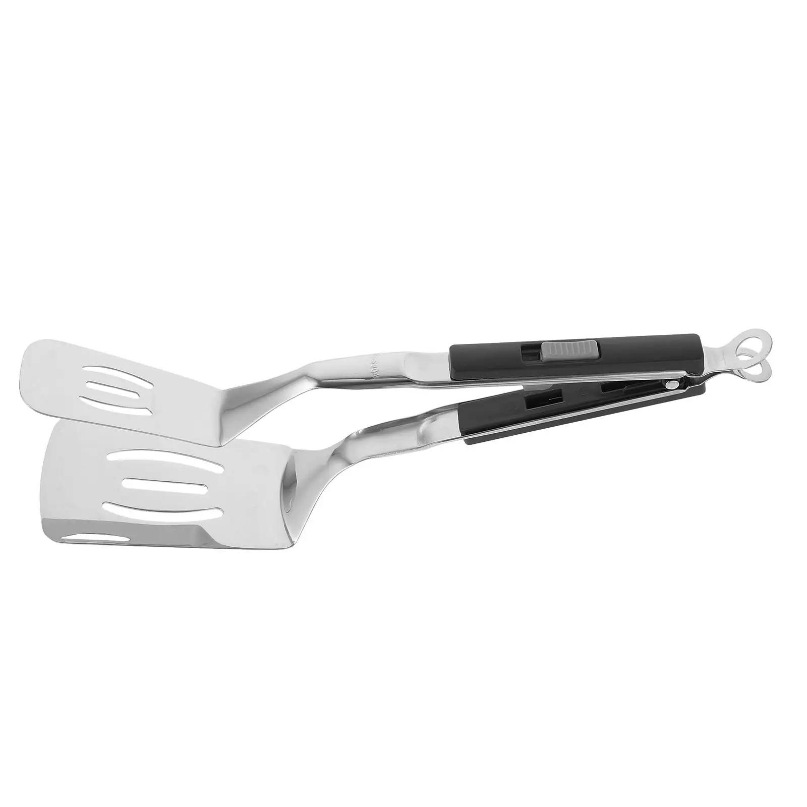 Frying Spatula Clip Spoons Slotted Grilling Flipper Holder Household Gadgets for Kitchen Fried Fish Steak
Frying Spatula Clip Spoons Slotted Grilling Flipper Holder Household Gadgets for Kitchen Fried Fish Steak