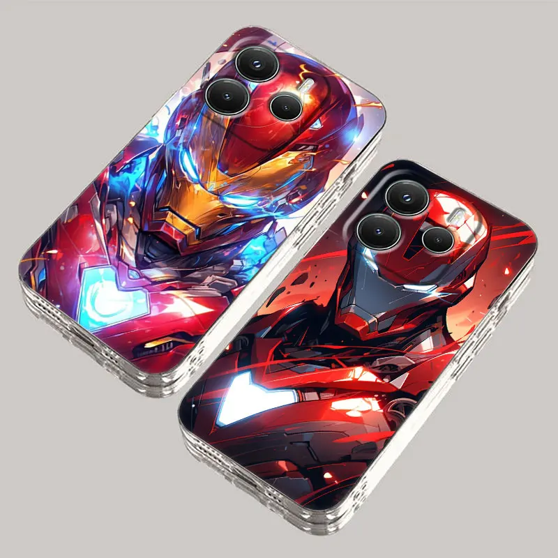 Ironman Marvel Heroes Phone Case For Redmi Note 15 Pro 14 13 12 11 10 15 Pro + Plus 5G A7 10C 12C 13C 14C 15C Soft Clear Cover
Ironman Marvel Heroes Phone Case For Redmi Note 15 Pro 14 13 12 11 10 15 Pro + Plus 5G A7 10C 12C 13C 14C 15C Soft Clear Cover