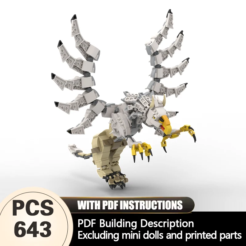 Creators Animal Series Model MOC Building Bricks The Gryphon Modular Technology Gifts Holiday Assemble Children Toys Suit
Creators Animal Series Model MOC Building Bricks The Gryphon Modular Technology Gifts Holiday Assemble Children Toys Suit
