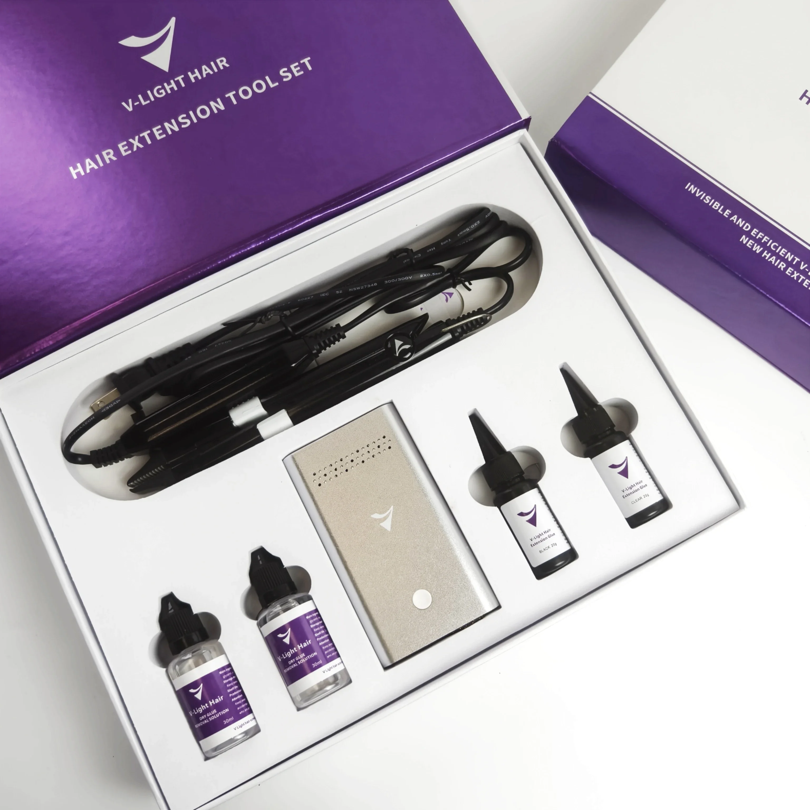 the king of cost-effectiveness!!High tech V-light hair extension gift box set, directly supplied by the factory
the king of cost-effectiveness!!High tech V-light hair extension gift box set, directly supplied by the factory