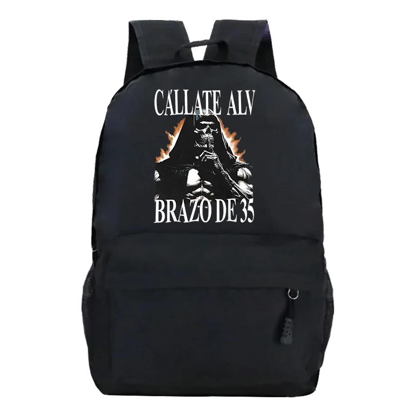 Spanish Funny Skeleton Backpacks Harajuku Skull Women Men Zipper Shoulders Bag Fashion Meme Spanish Quote Student Bagpack
Spanish Funny Skeleton Backpacks Harajuku Skull Women Men Zipper Shoulders Bag Fashion Meme Spanish Quote Student Bagpack