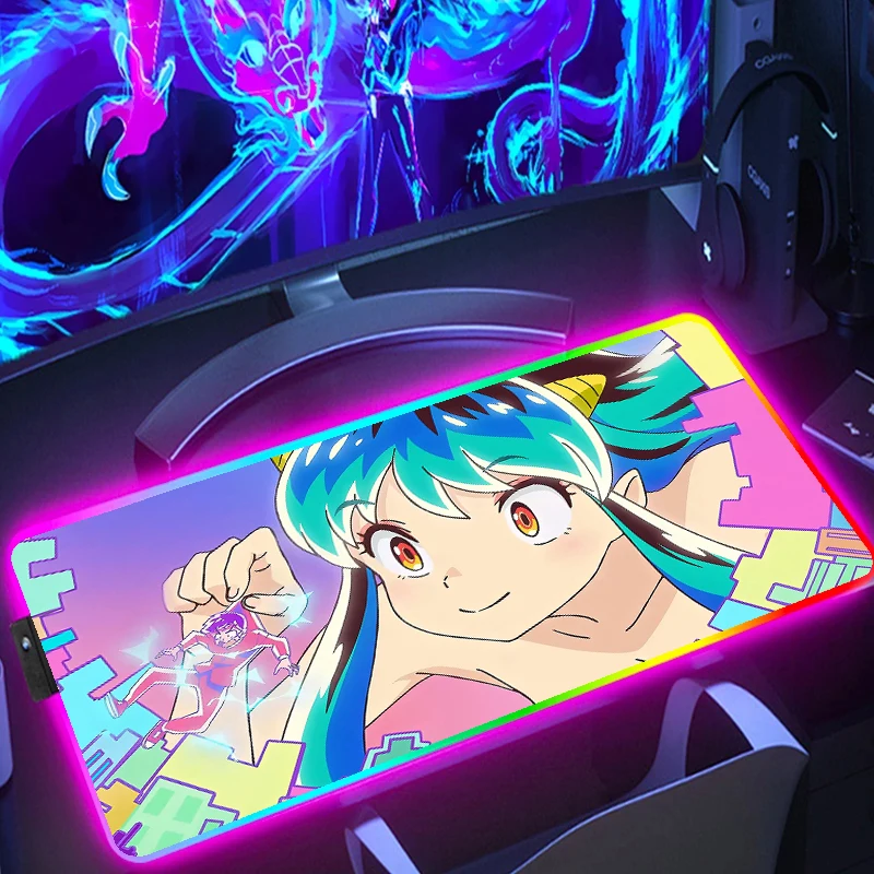 Urusei Yatsura Large RGB Ram Mousemat Led Light Rubber Non slip Computer Keyboard Accessories Computer Game Machine Luminous Pad
Urusei Yatsura Large RGB Ram Mousemat Led Light Rubber Non slip Computer Keyboard Accessories Computer Game Machine Luminous Pad