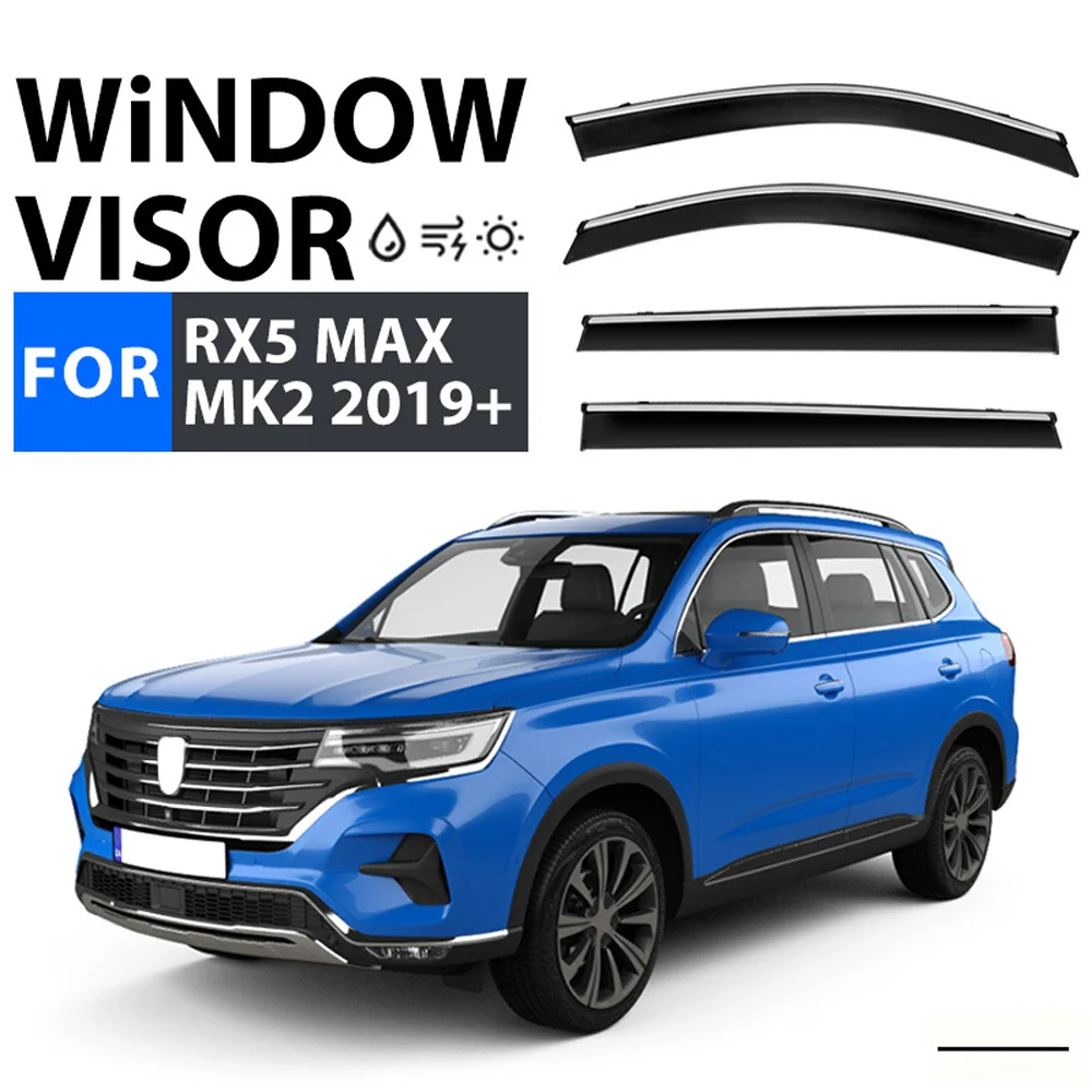 Хромированные полоски, защита от дождя для Roewe RX5 MAX MK2 2019+, оконный козырек, ветровые дефлекторы, дверной козырек, вентиляционные шторы, вентиляционный козырек 
Хромированные полоски, защита от дождя для Roewe RX5 MAX MK2 2019+, оконный козырек, ветровые дефлекторы, дверной козырек, вентиляционные шторы, вентиляционный козырек
