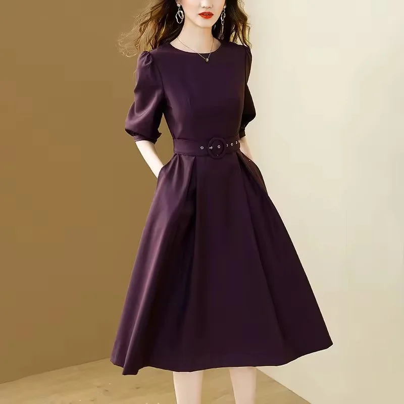 2025 New Summer Women Korean Dress Short Sleeve Fashion Temperament Dress Woman Casual Loose Ladies Dress Vestidos
2025 New Summer Women Korean Dress Short Sleeve Fashion Temperament Dress Woman Casual Loose Ladies Dress Vestidos