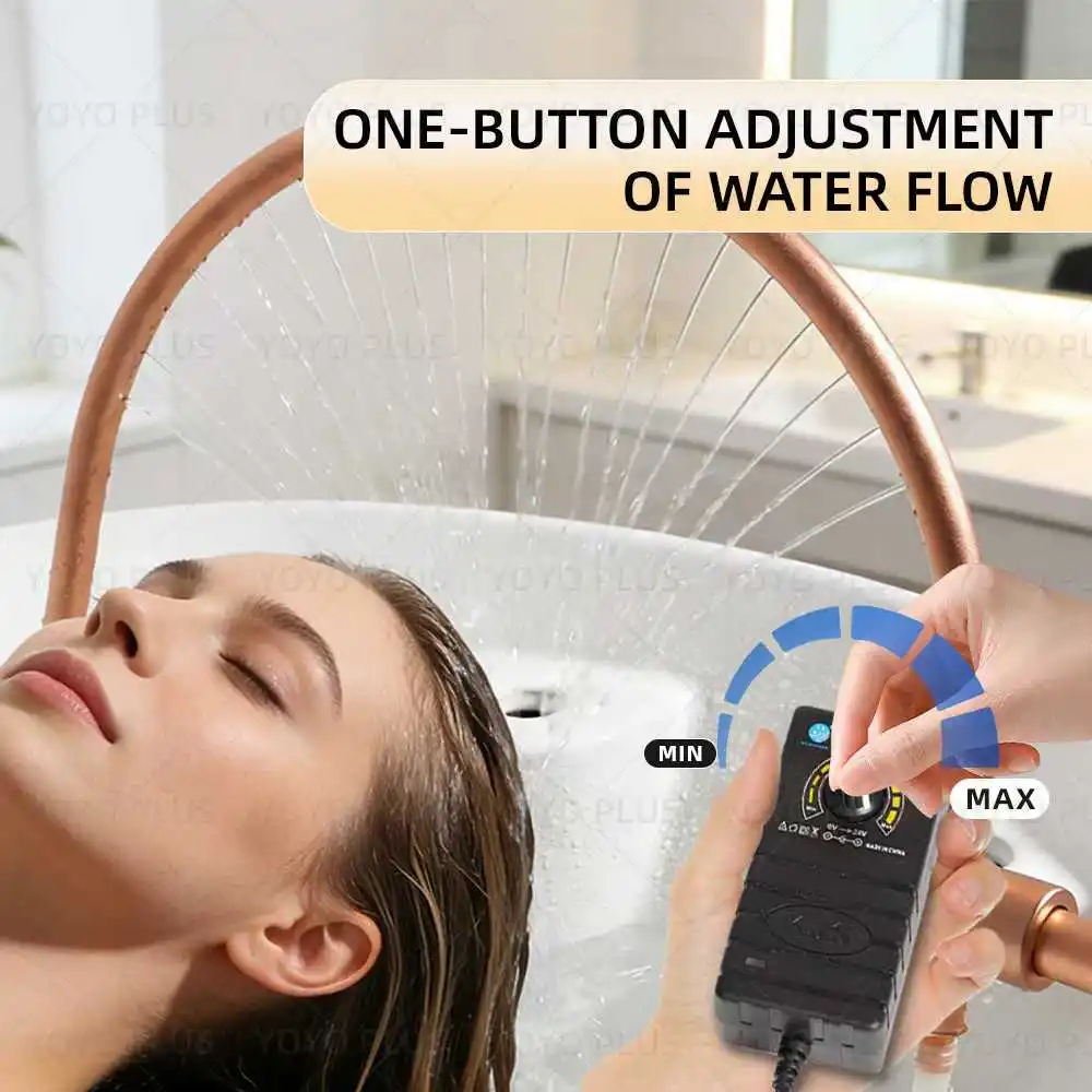 Salon Spa Head Water Therapy Frame with Waterfall Circulation for Shampoo Bowl Bed - Includes Water Flow Switch
Salon Spa Head Water Therapy Frame with Waterfall Circulation for Shampoo Bowl Bed - Includes Water Flow Switch