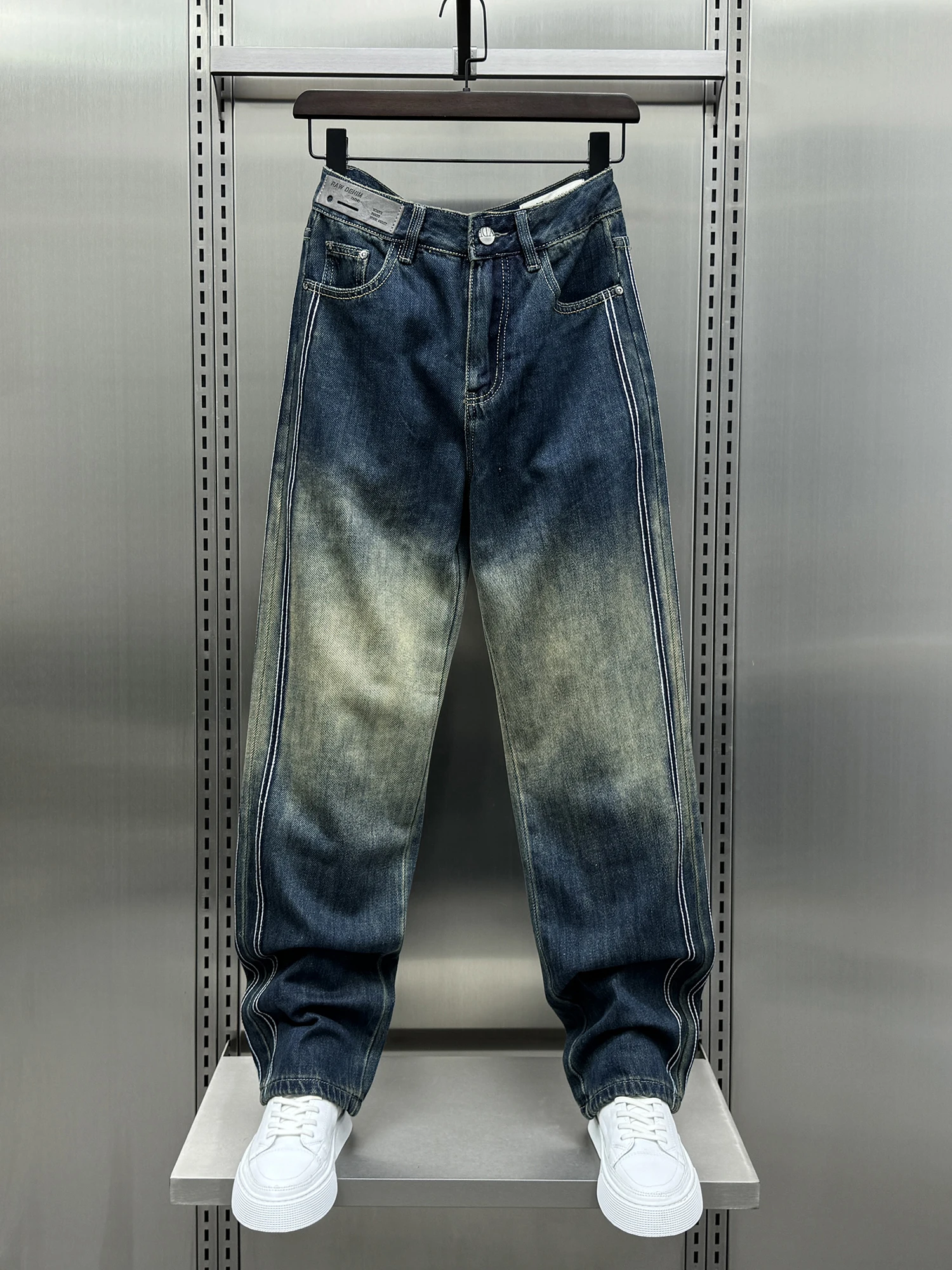 Осень-зима 2024, мужские повседневные прямые брюки adient Color Blo, американские уличные джинсы, модные износостойкие джинсы
Осень-зима 2024, мужские повседневные прямые брюки adient Color Blo, американские уличные джинсы, модные износостойкие джинсы