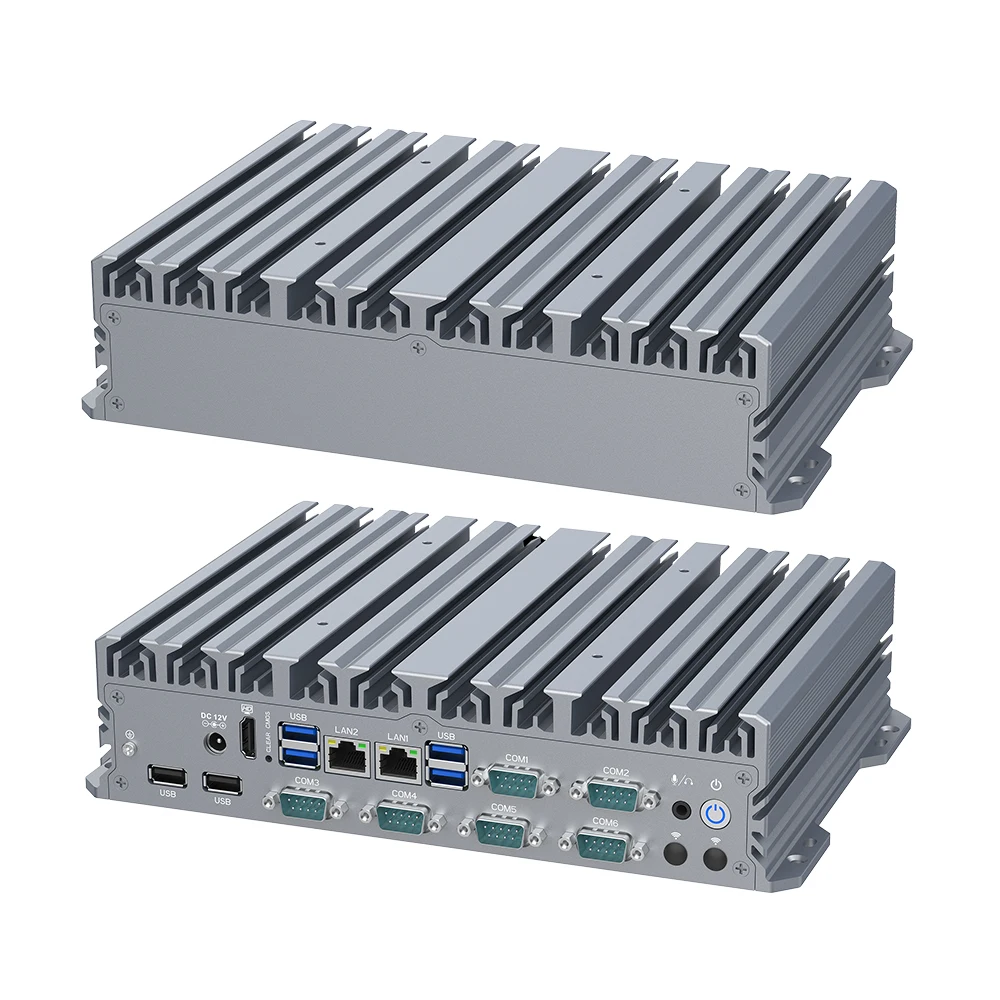 Win XP Embedded Desktop Computer J1900 Intel Core I5 I7 Fanless Industrial PC For Data Processing