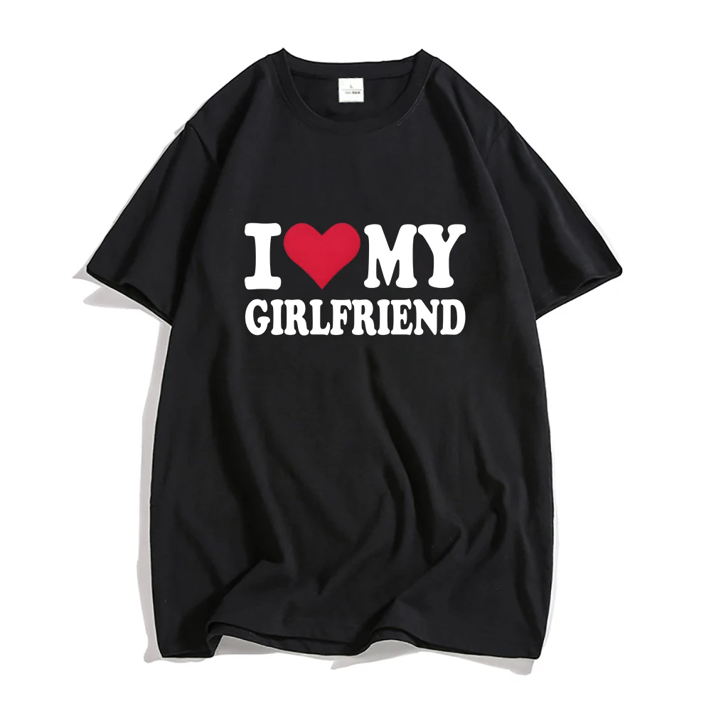 I Love My Girlfriend Red Heart Symbol Oversized T-shirts MEN T Shirts Four Seasons 100% Cotton Harajuku Tshirts Casual Aesthetic
I Love My Girlfriend Red Heart Symbol Oversized T-shirts MEN T Shirts Four Seasons 100% Cotton Harajuku Tshirts Casual Aesthetic