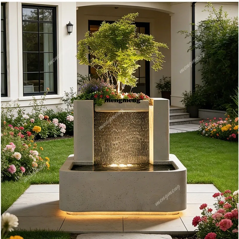 flower box, flowing water waterfall, outdoor courtyard, flower bed, indoor and outdoor decoration, villa green plant ornament
flower box, flowing water waterfall, outdoor courtyard, flower bed, indoor and outdoor decoration, villa green plant ornament