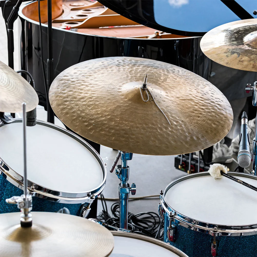 2Pcs Jazz Drum Cymbal Sizzle Chain Alloy Adjustable Extension Sound Effect for Ride Crash Drum Sets Ride Cymbal Sizzle
2Pcs Jazz Drum Cymbal Sizzle Chain Alloy Adjustable Extension Sound Effect for Ride Crash Drum Sets Ride Cymbal Sizzle