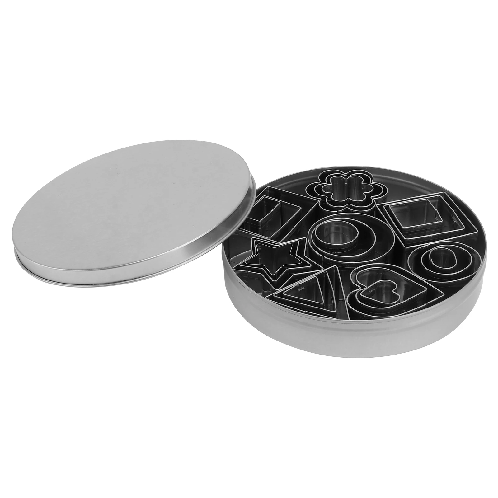 24 Pcs Stainless Steel Biscuit Mold Baking Tool Biscuits Cookie Pastry Heart-shaped
24 Pcs Stainless Steel Biscuit Mold Baking Tool Biscuits Cookie Pastry Heart-shaped