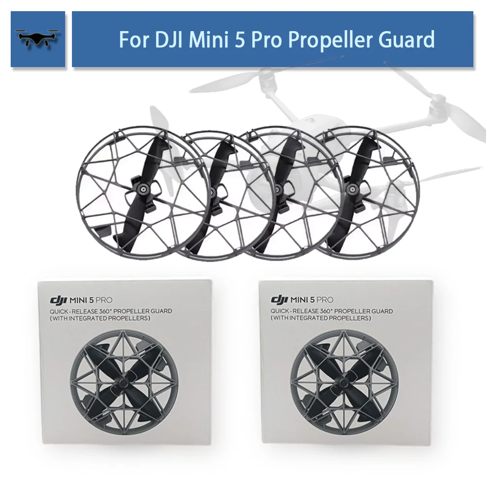 Original DJI Mini 5 Pro Propeller Guard 360° Full Surround Quick Release Protector Cage Mini 5PRO Drone Accessories
Original DJI Mini 5 Pro Propeller Guard 360° Full Surround Quick Release Protector Cage Mini 5PRO Drone Accessories