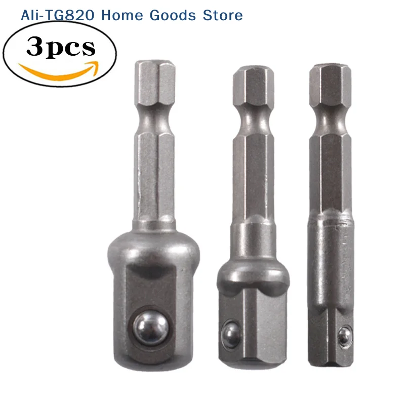 3 Pcs Drill Socket Adapter Impact Drill Extension Drill Bits Bar Socket Adapter 1/4 3/8 1/2 Size Hex Shank Square Head Drill Bit
3 Pcs Drill Socket Adapter Impact Drill Extension Drill Bits Bar Socket Adapter 1/4 3/8 1/2 Size Hex Shank Square Head Drill Bit