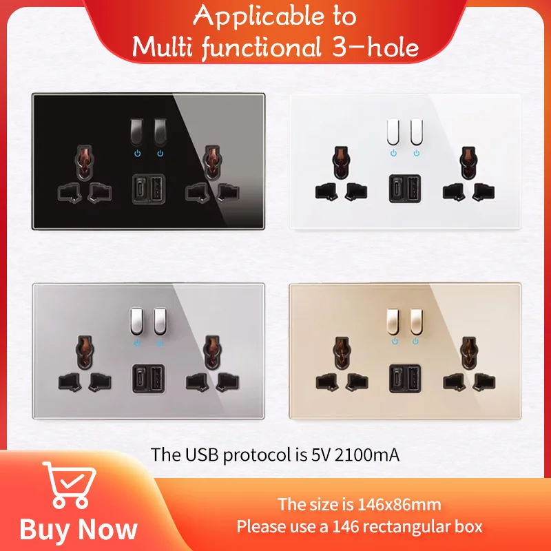 Стеклянный клавиша фортепиано, 2 клавиши UN, комбинированная розетка USB TypeC, розетка для офиса, отеля, дома, виллы, украшение 146*86 мм
Стеклянный клавиша фортепиано, 2 клавиши UN, комбинированная розетка USB TypeC, розетка для офиса, отеля, дома, виллы, украшение 146*86 мм