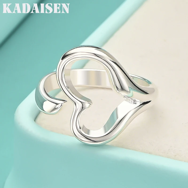 925 Sterling Silver Heart Charm Ring For Women Wedding Engagement Fashion Jewelry
925 Sterling Silver Heart Charm Ring For Women Wedding Engagement Fashion Jewelry