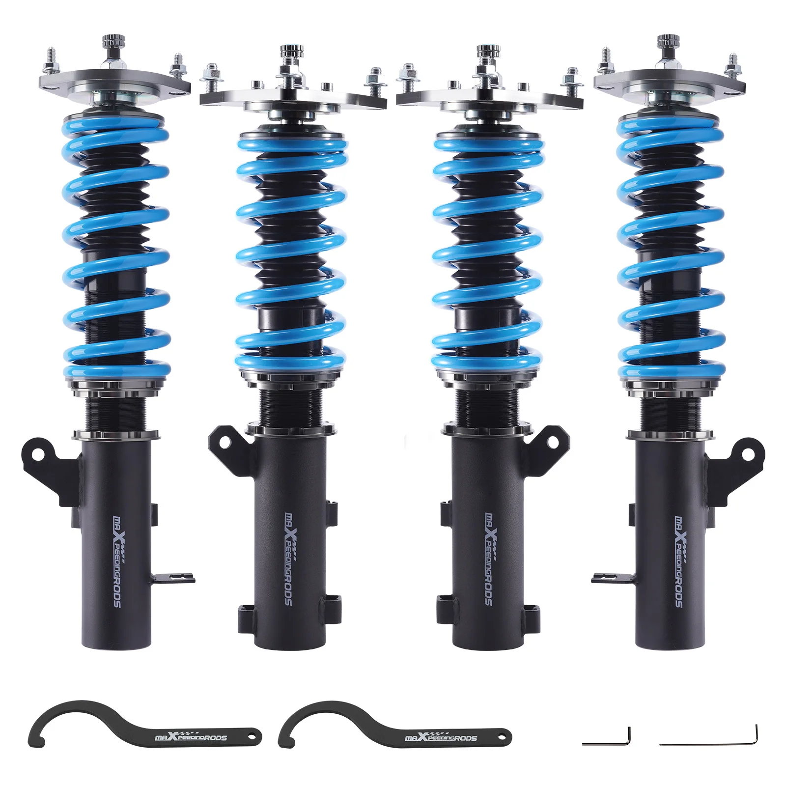 24 Way Damper Coilovers Shock Struts Lowering Kit for Hyundai Tiburon 2003-2008
24 Way Damper Coilovers Shock Struts Lowering Kit for Hyundai Tiburon 2003-2008