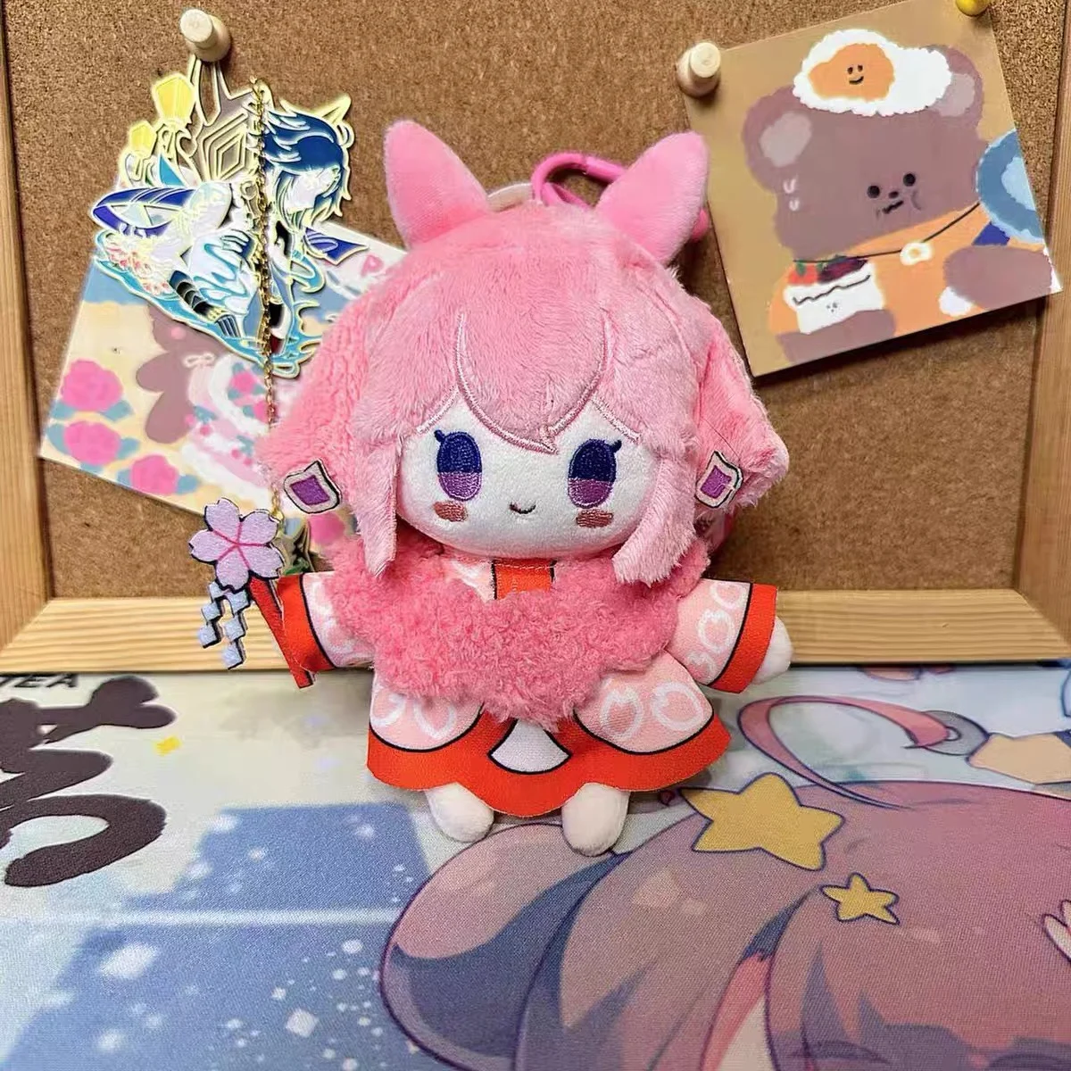 Genshin Impact Yae Miko Abyss Mage Anime Cosplay 12cm Keychain Plushie Kawaii Bag Pendant Plush Cotton Doll Cute Gift
Genshin Impact Yae Miko Abyss Mage Anime Cosplay 12cm Keychain Plushie Kawaii Bag Pendant Plush Cotton Doll Cute Gift