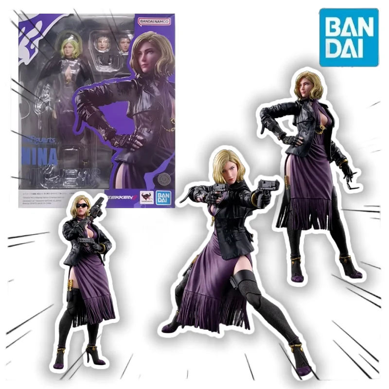 【In Stock】Bandai SHF Tekken 8 TEKKEN8 Nina Williams Action Figure Doll Anime Model Toy Collection Gift Ornament
【In Stock】Bandai SHF Tekken 8 TEKKEN8 Nina Williams Action Figure Doll Anime Model Toy Collection Gift Ornament