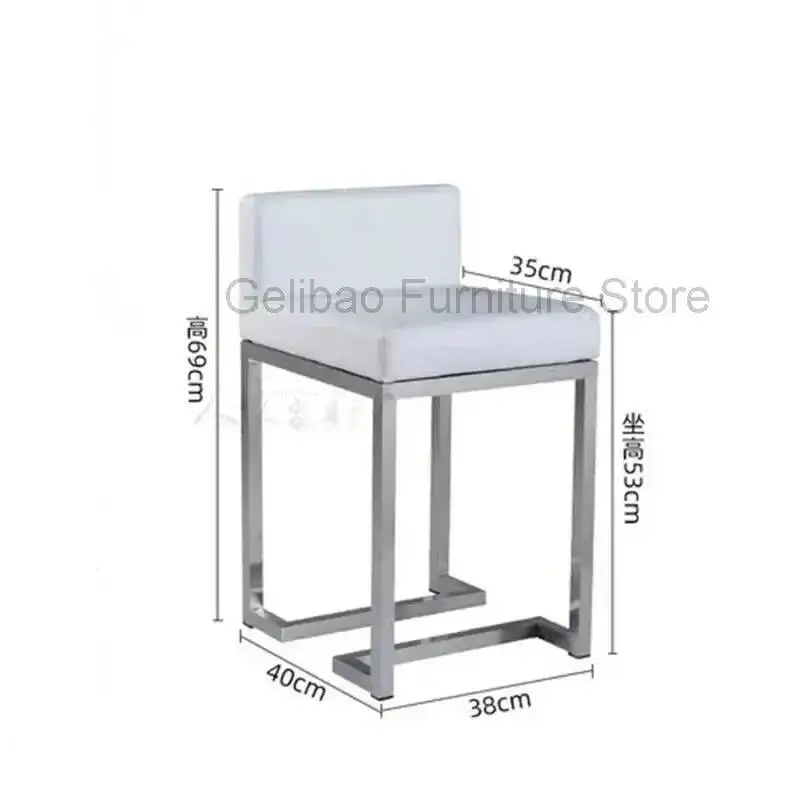 Restaurant Bar Stools Minimalist Designer Luxury Elegant Modern Barstools With Back Kitchen Balcony Cadeira Salon Furniture
Restaurant Bar Stools Minimalist Designer Luxury Elegant Modern Barstools With Back Kitchen Balcony Cadeira Salon Furniture