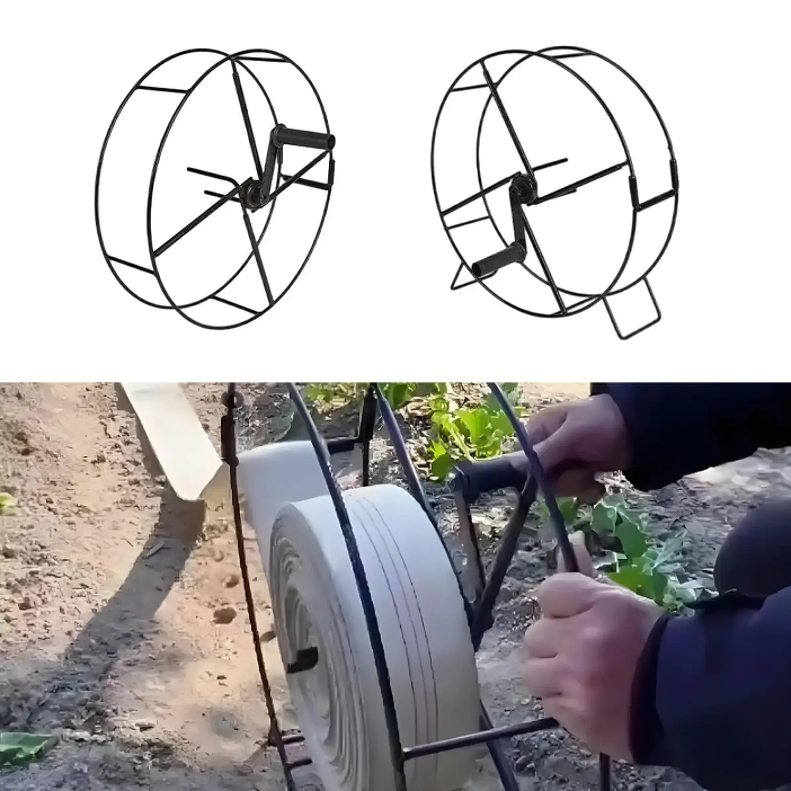 Garden Hose Reel Cart Power Washer Hose Reel for Lawn Wall Floor Cleaning
Garden Hose Reel Cart Power Washer Hose Reel for Lawn Wall Floor Cleaning