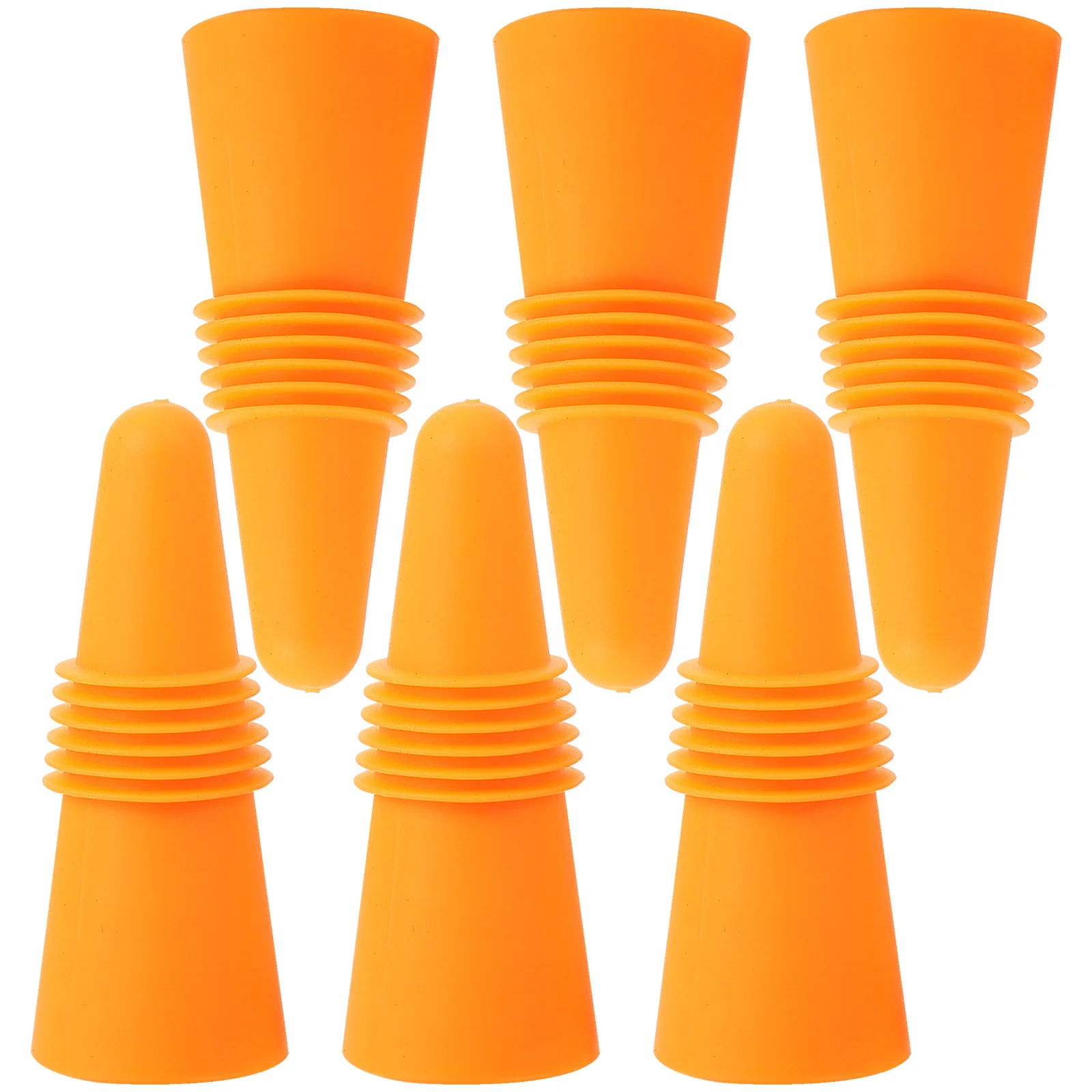 6 pcs Stoppers Corks Airtight Silicone Sealers Reusable Glass Liquor Liquor Bottle Stopper Preservation System
6 pcs Stoppers Corks Airtight Silicone Sealers Reusable Glass Liquor Liquor Bottle Stopper Preservation System
