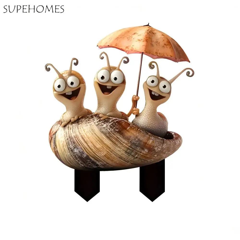 Acrylic Garden Floor Plugs Creative Waterproof Snail Statue Sculptures Multi Functional Cute Animal Garden Stake Courtyard
Acrylic Garden Floor Plugs Creative Waterproof Snail Statue Sculptures Multi Functional Cute Animal Garden Stake Courtyard