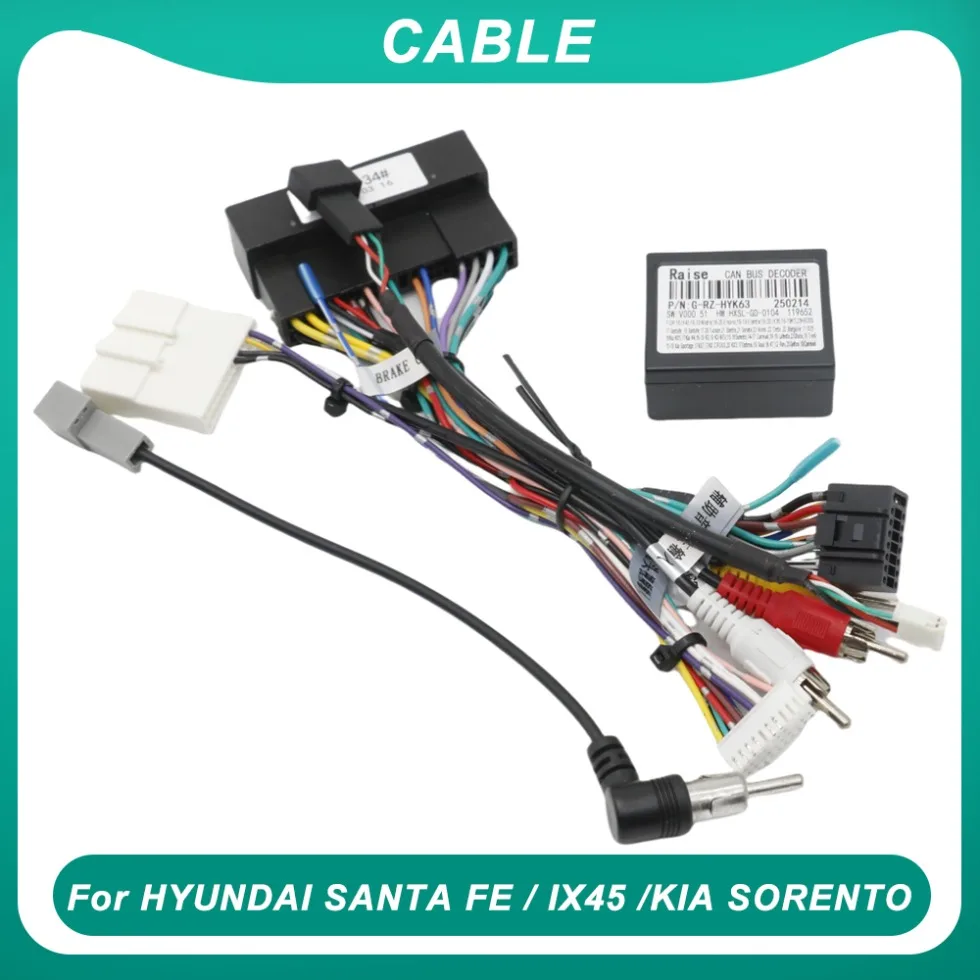 Для HYUNDAI SANTA FE/IX45/KIA SORENTO Android автомобильный радиоприемник Canbus Box декодер жгут проводов адаптер кабель питания
Для HYUNDAI SANTA FE/IX45/KIA SORENTO Android автомобильный радиоприемник Canbus Box декодер жгут проводов адаптер кабель питания