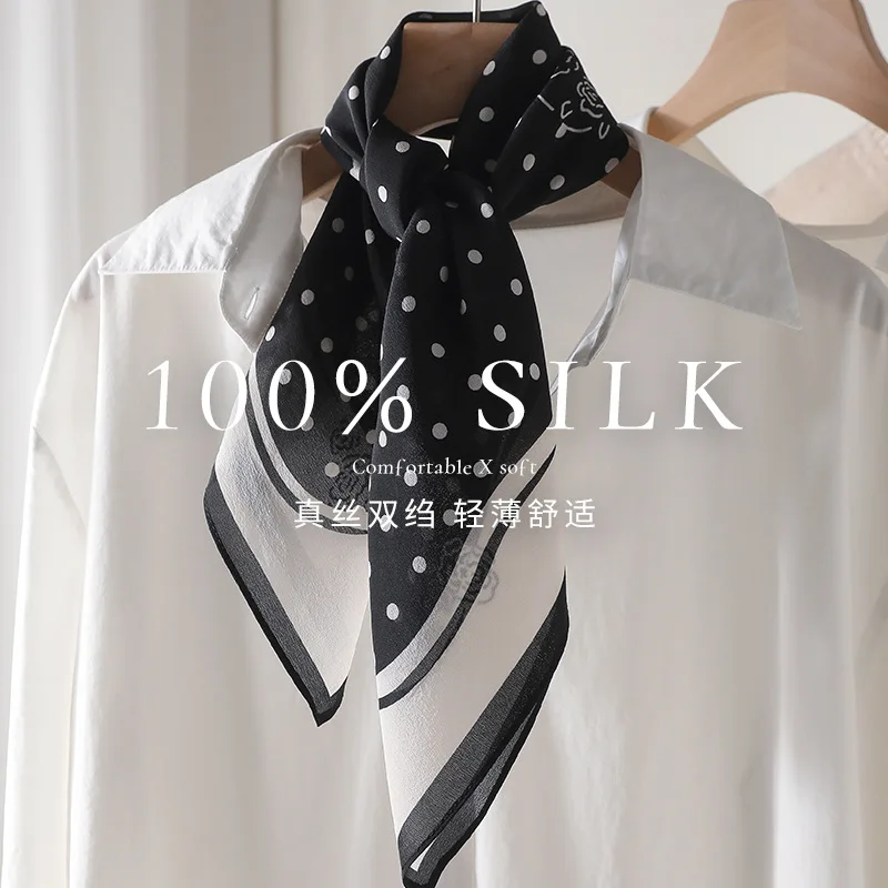 100% Silk Scarf for Women High Quality Square Fashion Print Hair Neckerchief Lady Shawl Wraps Hijab Bandana foulard Scarves
100% Silk Scarf for Women High Quality Square Fashion Print Hair Neckerchief Lady Shawl Wraps Hijab Bandana foulard Scarves
