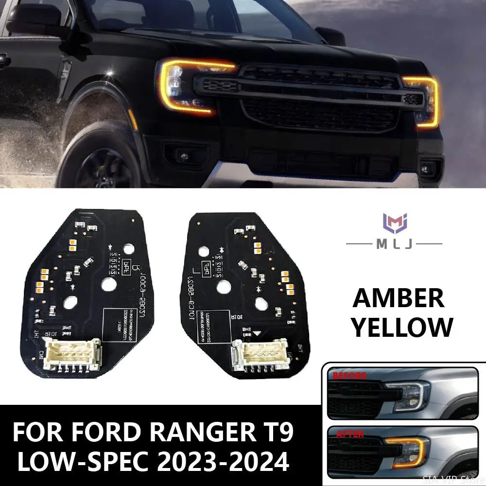 For Ford Ranger T9 2023 2024 AMBER Yellow DRL LED Chip drl LOW-SPEC LED Headlight Daytime Running Light Chip Car headlight
For Ford Ranger T9 2023 2024 AMBER Yellow DRL LED Chip drl LOW-SPEC LED Headlight Daytime Running Light Chip Car headlight