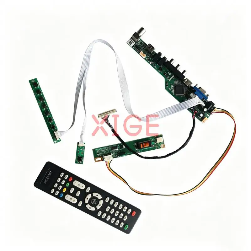 For CLAA154WA03 CLAA154WA01 CLAA154WA05 CLAA154WA04 Display Drive Board Kit 1280*800 30 Pin LVDS 1280x800 1-CCFL USB+AV+VGA+HDMI
For CLAA154WA03 CLAA154WA01 CLAA154WA05 CLAA154WA04 Display Drive Board Kit 1280*800 30 Pin LVDS 1280x800 1-CCFL USB+AV+VGA+HDMI
