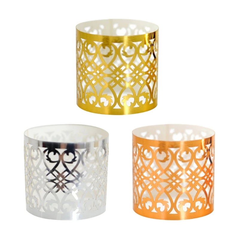 50Pcs Hollow Pattern Napkin Buckle Elegant Napkin Holder Home Dinner Table Decor
50Pcs Hollow Pattern Napkin Buckle Elegant Napkin Holder Home Dinner Table Decor