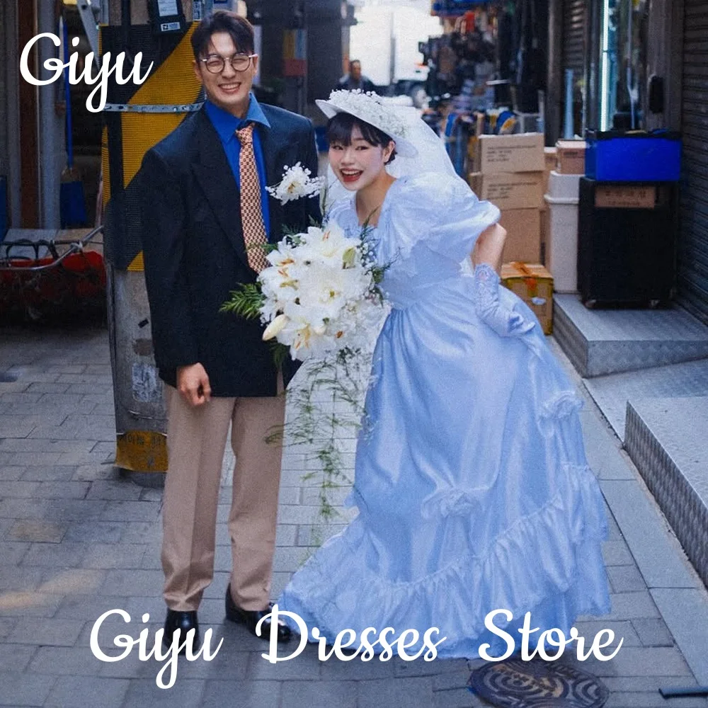 Giyu Princess A-line Wedding Dress Short Sleeves Ruffle Korea Photoshoot Birthday Party Gowns Floor-Length Customized 웨딩드레스 2025
Giyu Princess A-line Wedding Dress Short Sleeves Ruffle Korea Photoshoot Birthday Party Gowns Floor-Length Customized 웨딩드레스 2025