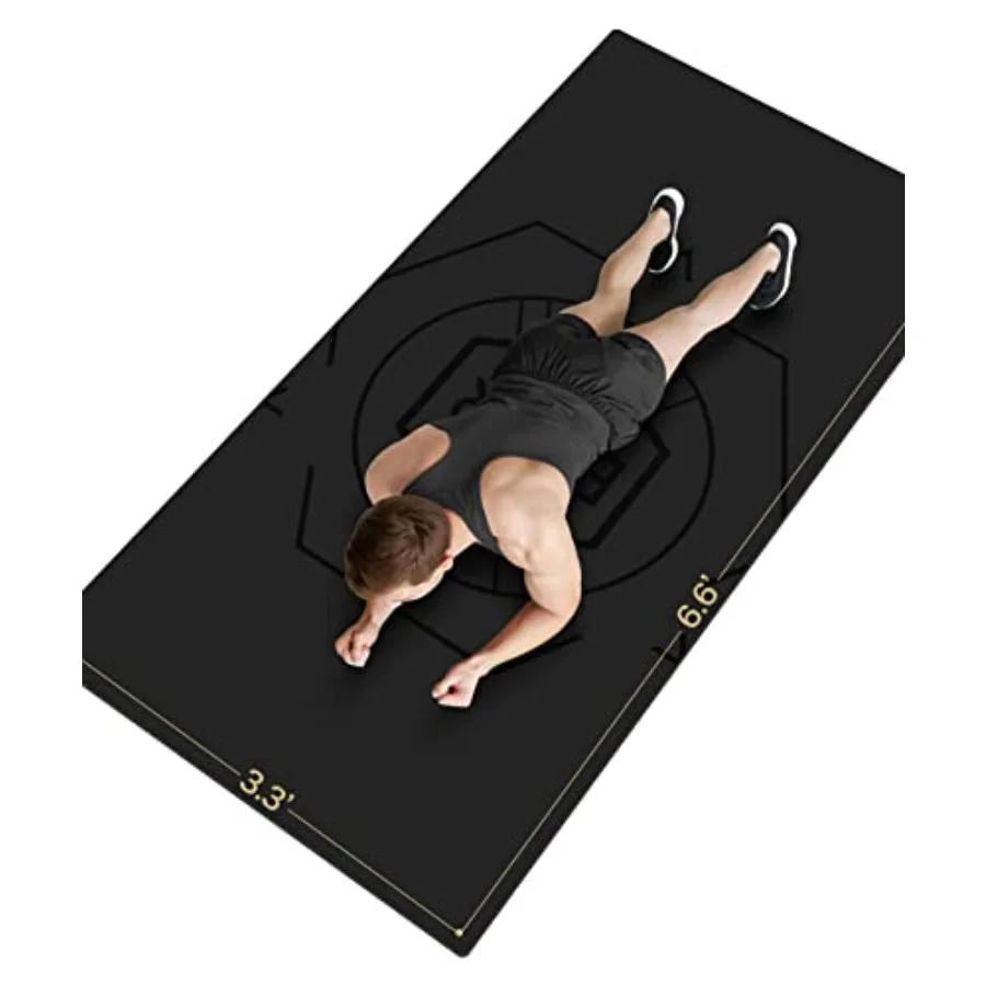Large Exercise Mat 6'x 3' Extra Wide Workout Mat for Men and Women Yoga Mat Thick 1/4 Exercise Mats Non-Slip Non-Toxic Large Fi
Large Exercise Mat 6'x 3' Extra Wide Workout Mat for Men and Women Yoga Mat Thick 1/4 Exercise Mats Non-Slip Non-Toxic Large Fi