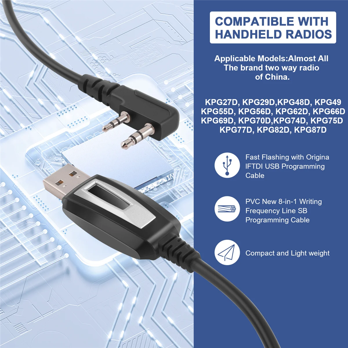 USB-кабель для программирования BAOFENG и компакт-диск для Baofeng/Pofung Uv-5R Uv-82 GT-3 888S Ten4 F9+, радио рация, часть XQ
USB-кабель для программирования BAOFENG и компакт-диск для Baofeng/Pofung Uv-5R Uv-82 GT-3 888S Ten4 F9+, радио рация, часть XQ