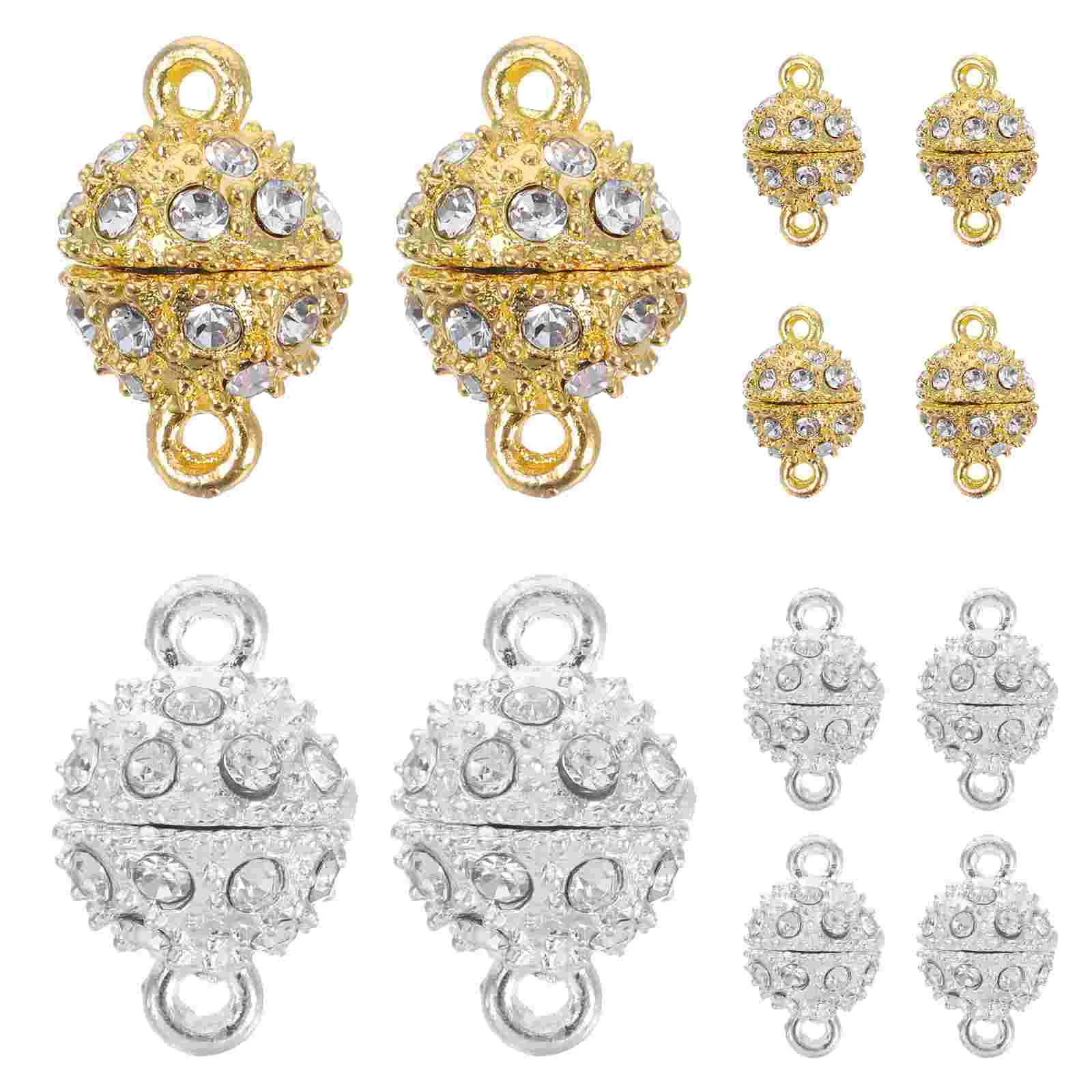 12 Pcs 13x8mm Gold Silver Magnetic Clasps for Necklace Bracelet Jewelry Making Rust Resistant Easy Install
12 Pcs 13x8mm Gold Silver Magnetic Clasps for Necklace Bracelet Jewelry Making Rust Resistant Easy Install