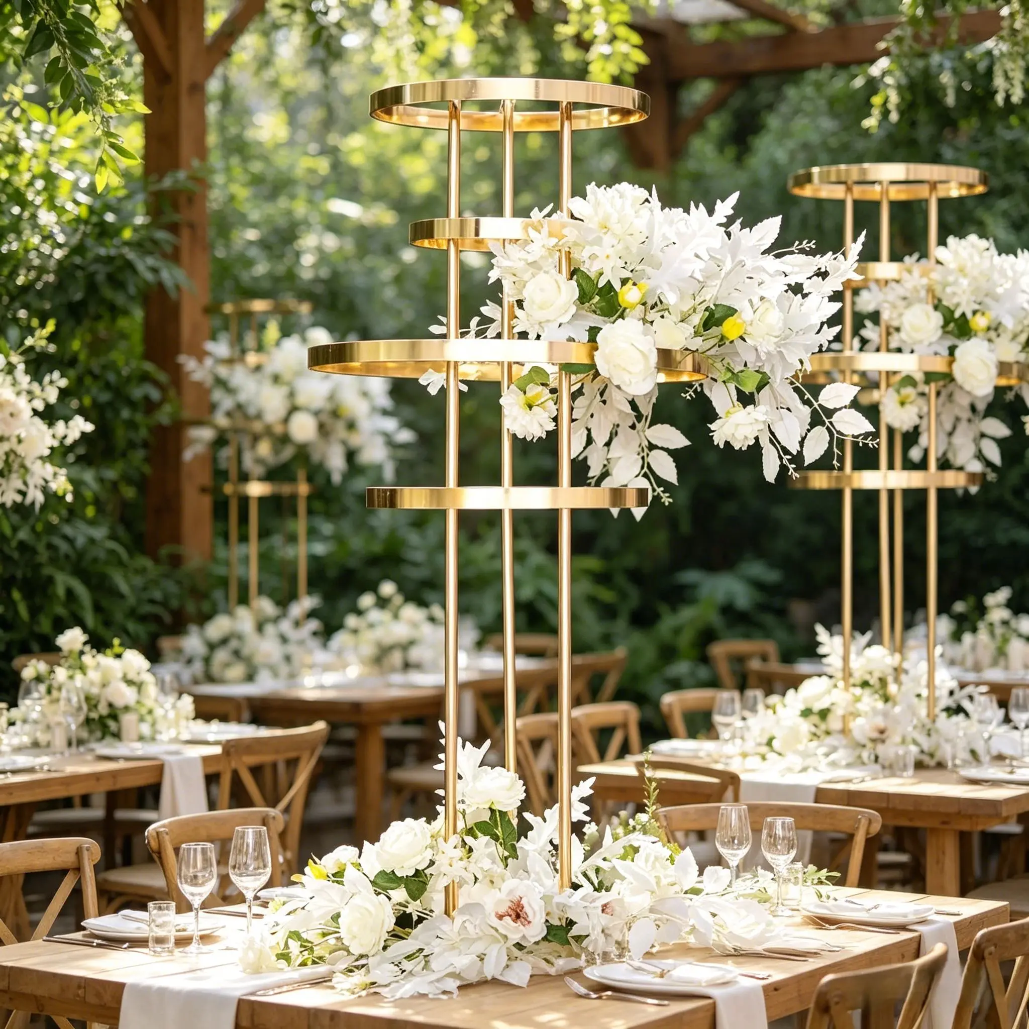 46 Inch Wedding Flower Stand Table Centerpiece Road Lead for Bridal Showers Banquet Events Party Home Decoration Props 5Pcs
46 Inch Wedding Flower Stand Table Centerpiece Road Lead for Bridal Showers Banquet Events Party Home Decoration Props 5Pcs