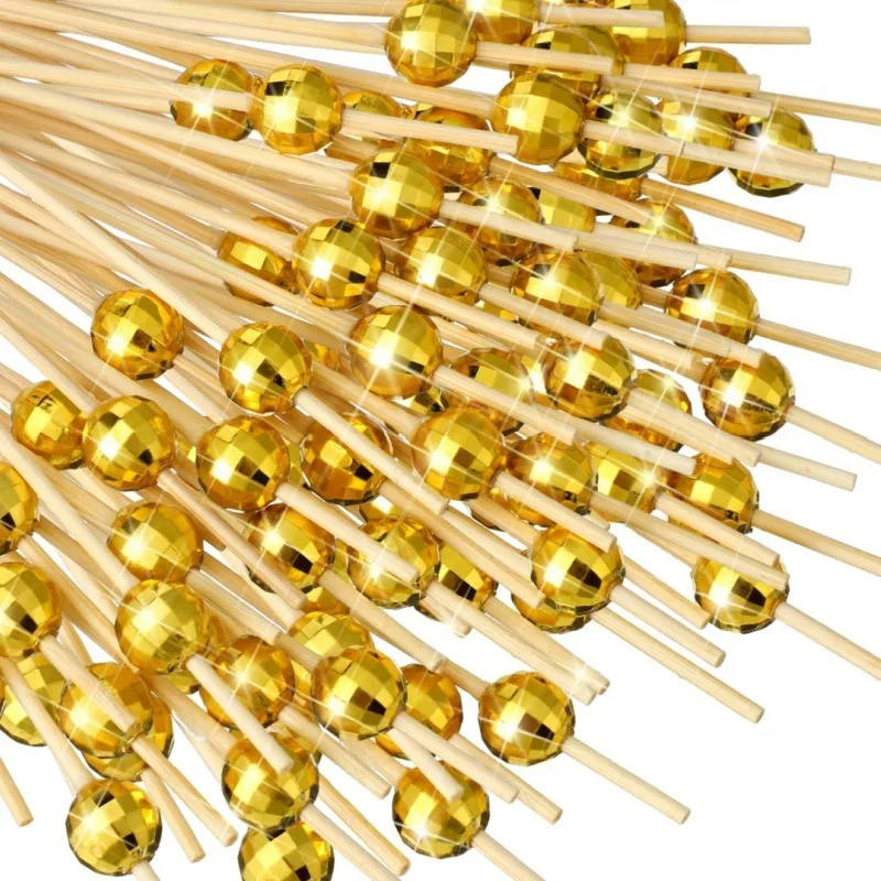 20Pcs/set Disco Ball Sticks Disposable Bamboo Sticks Gold Silver Disco Ball Sticks Wedding Supplies Happy Birthday Party Decor
20Pcs/set Disco Ball Sticks Disposable Bamboo Sticks Gold Silver Disco Ball Sticks Wedding Supplies Happy Birthday Party Decor